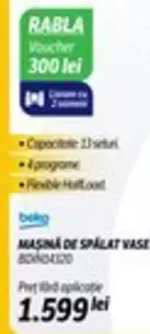 Beko - MAŞINA DE SPALAT VASE BOND4120