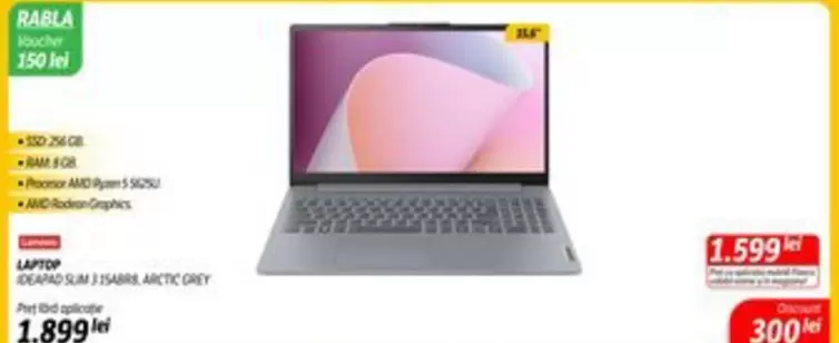 Lenovo - LAPTOP IDEAPAD SLIM 3 15ABR8, ARCTIC GREY