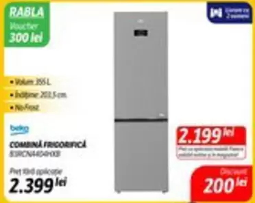Beko - COMBINA FRIGORIFICA B3RCN404003