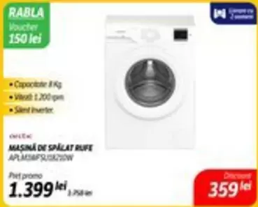 MAŞINA DE SPALAT RUFE APLM536FS/GR210W