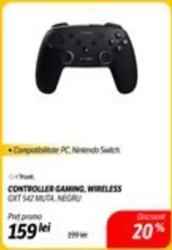 CONTROLLER GAMING, WIRELESS GXT 542 MUTA NEGRU
