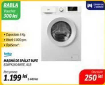 Beko - MAŞINA DE SPALAT RUFE 816FK2604WEE ALB