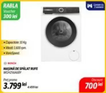 Bosch - MASINA DE SPALAT RUFE WOHOSSABBY