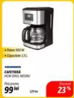 CAFETIERA HCM-D915, NEGRU
