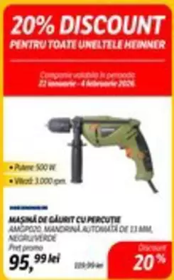 MAŞINA DE GAURIT CU PERCUTIE