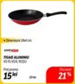 TIGAIE ALUMINIU VS-FLV04 ROSU