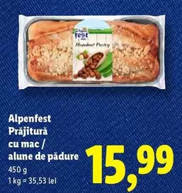 Prăjitură cu mac / alune de pădure