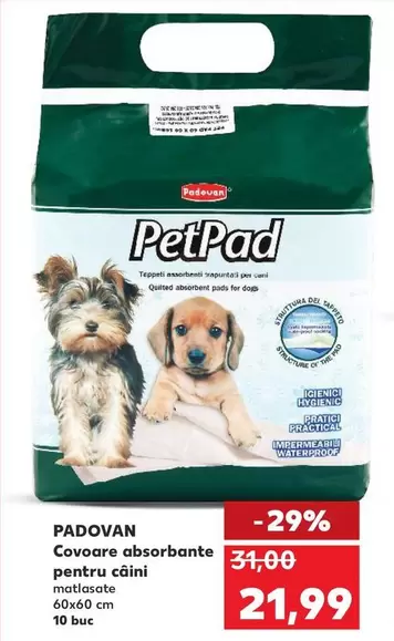 Covoare absorbante pentru caini