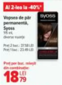 Vopsea de păr permanentă