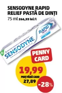 RAPID RELIEF PASTĂ DE DINȚI