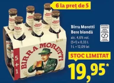Birra Moretti - Bere blonda