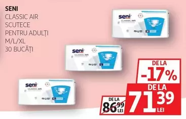 CLASSIC AIR SCUTECE PENTRU ADULŢI M/L/XL