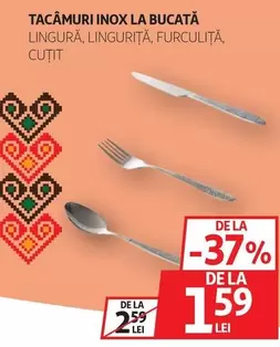 TACÂMURI INOX LA BUCATĂ