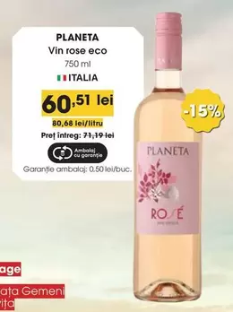 Vin rose eco