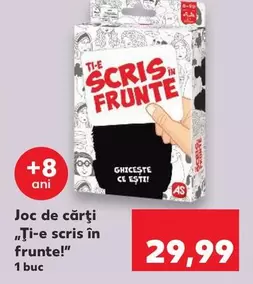 Joc de cărţi „Ti-e scris în frunte!"