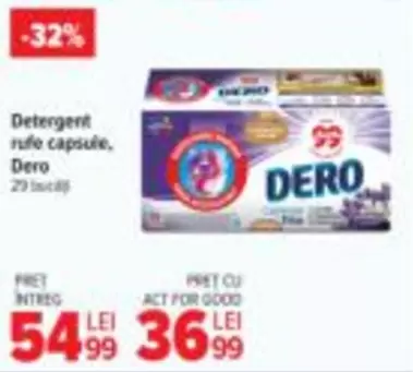 Dero - Detergent rufe capsule