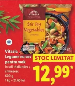 Legume cu sos pentru wok
