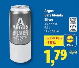 Bere blondă Silver