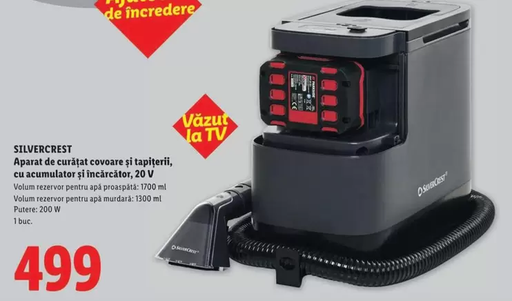 Aparat de curățat covoare si tapiteril