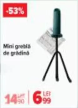 Mini greblă de grădină