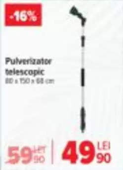 Pulverizator telescopic