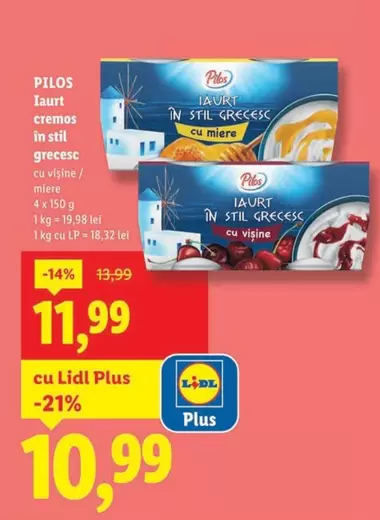 Iaurt cremos in stil grecesc