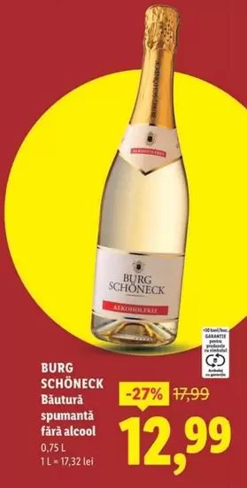 Băutură spumantă fără alcool