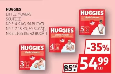 Huggies - LITTLE MOVERS SCUTECE