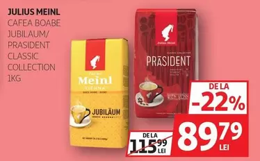 CAFEA BOABE JUBILAUM/ PRASIDENT CLASSIC COLLECTION