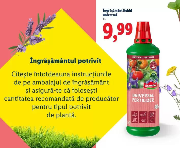 Îngrăşământ lichid universal