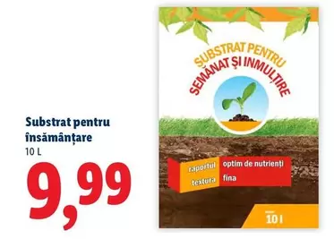 Substrat pentru însămânțare