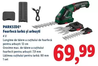 Foarfecă iarbă și arbuşti