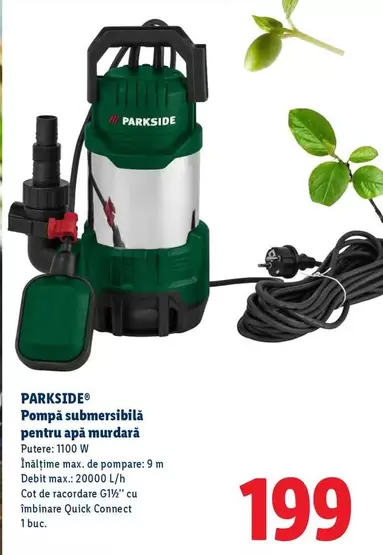 Pompă submersibila pentru apă murdará