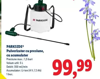 Pulverizator cu presiune, cu acumulator