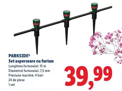 Set aspersoare cu furtun