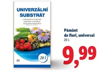 Pământ de flori, universal