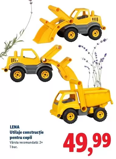 Utilaje construcție pentru copii