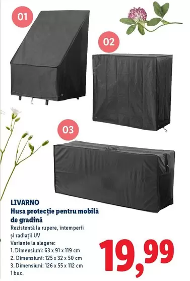 Husa protecție pentru mobilá de gradina