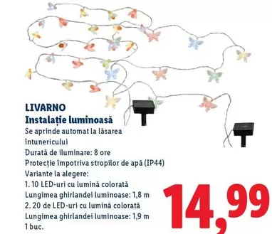 Instalație luminoasă