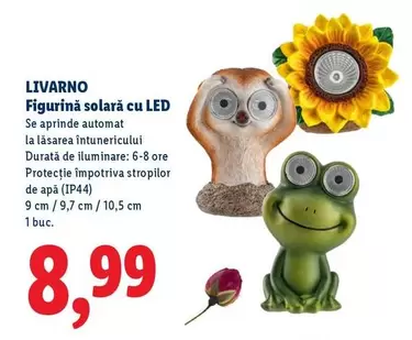 Figurină solară cu LED