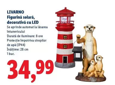 Figurină solară, decorativă cu LED