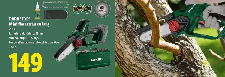 Mini fierăstrău cu lanț