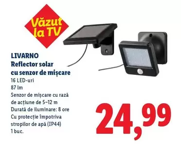 Reflector solar cu senzor de mişcare