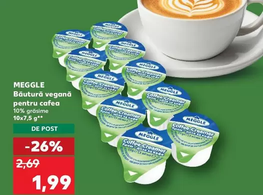 Băutură vegana pentru cafea