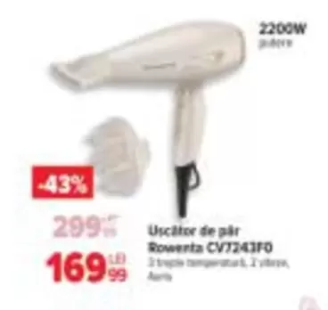 Uscător de păr CV7423F0