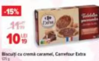 Biscuți cu cremă caramel