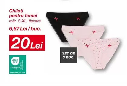 Chiloţi pentru femei