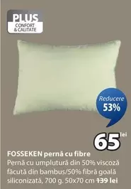 pernă cu fibre