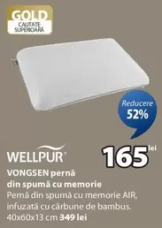 VONGSEN pernă din spumă cu memorie