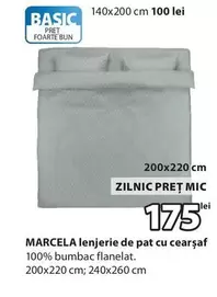 MARCELA lenjerie de pat cu cearşaf